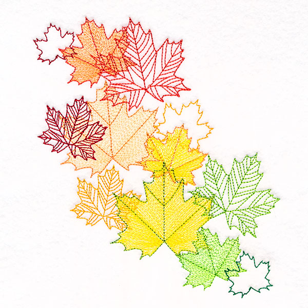 Festive Harvest Maple Leaf Feature
