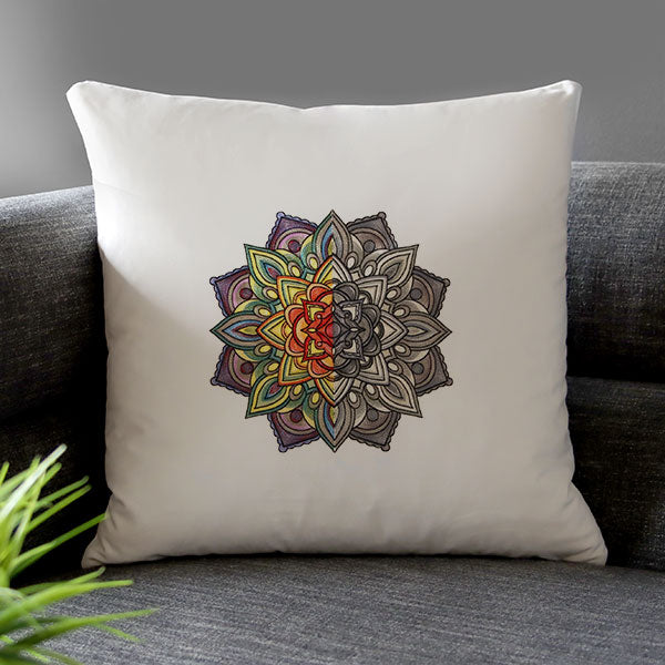 Color Theory Half Mandala