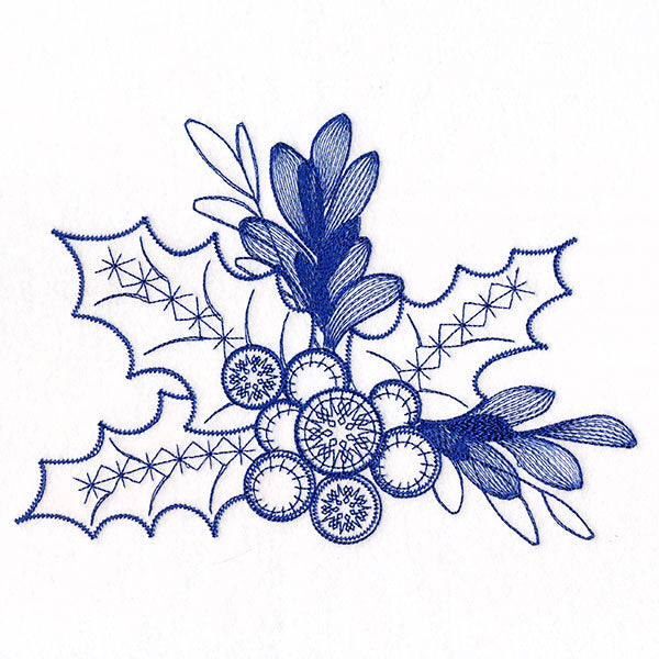 Patterns & Textures Christmas - Holly & Berries