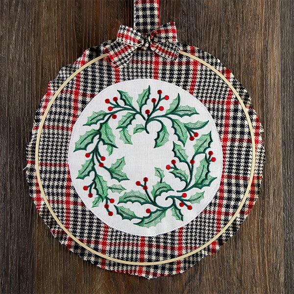 Holiday Holly Wreath