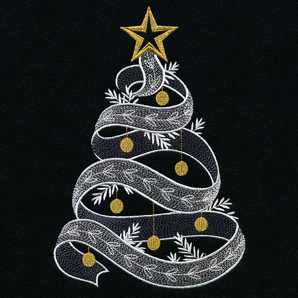 Baubles & Ribbon Christmas Tree