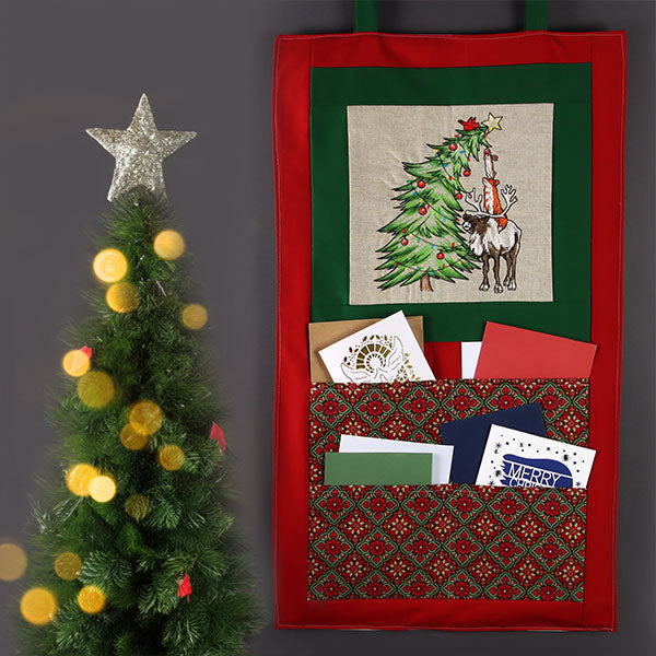 Decorating for Christmas Animal Stack