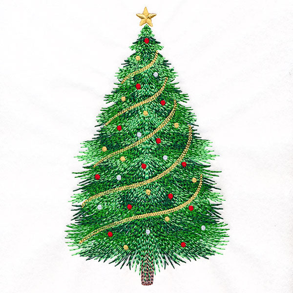 Textured and Lovely Christmas Tree