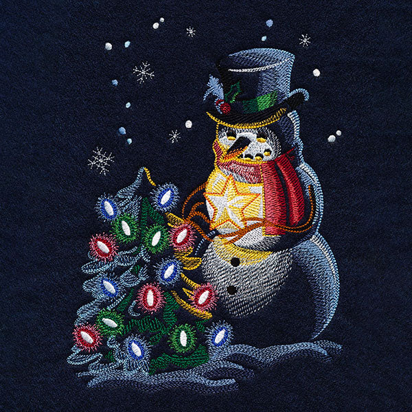 Christmas Light Magic Snowman