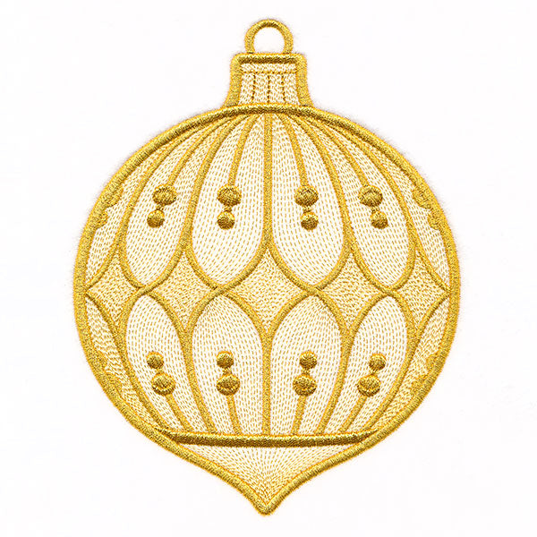 Christmas Contours Ornament 1