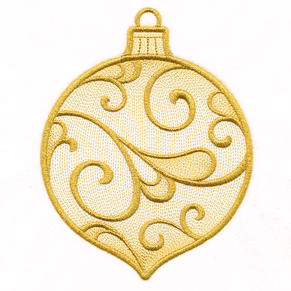 Christmas Contours Ornament 3