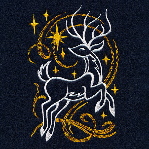 Modern Art Nouveau Reindeer