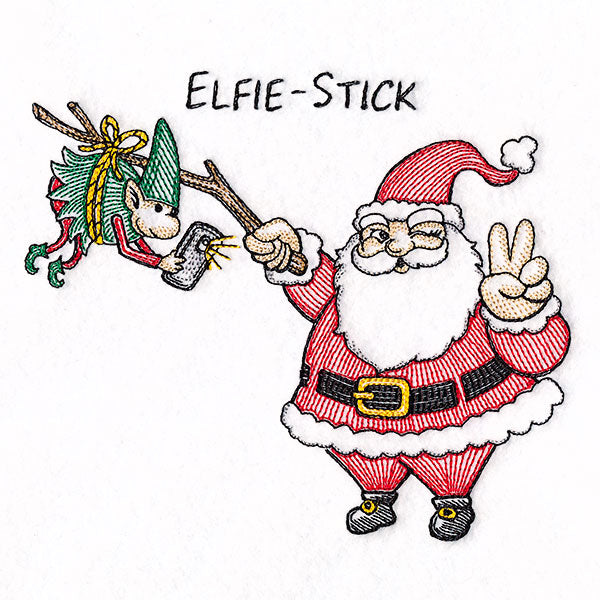 Christmas Elfie Stick