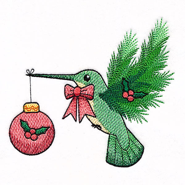 Christmas Elements Hummingbird