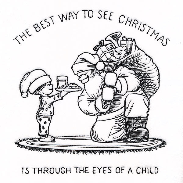 Through the Eyes of a Child Santa Scene