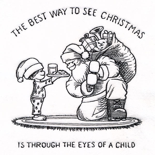 Through the Eyes of a Child Santa Scene