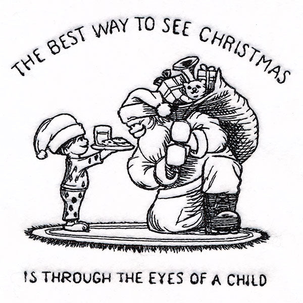 Through the Eyes of a Child Santa Scene
