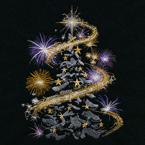 Fireworks Christmas Tree