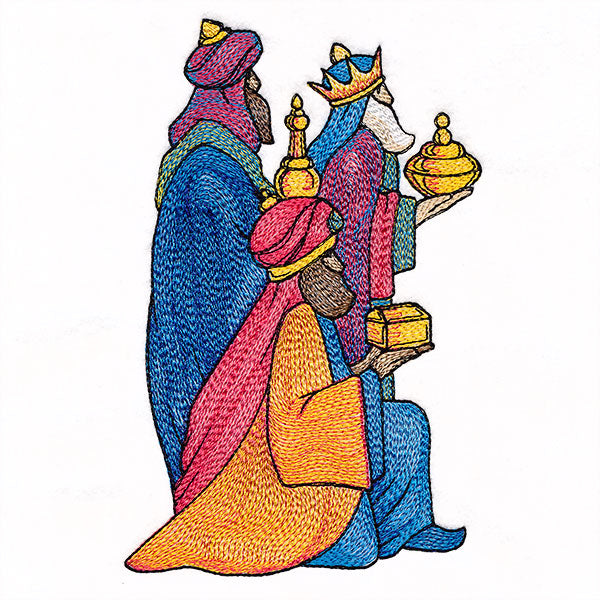 Color Theory Christmas Wisemen