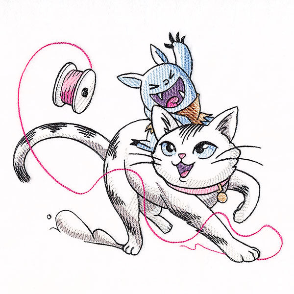 Bobblin of the Month - Cat Rodeo