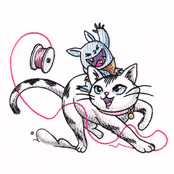 Bobblin of the Month - Cat Rodeo