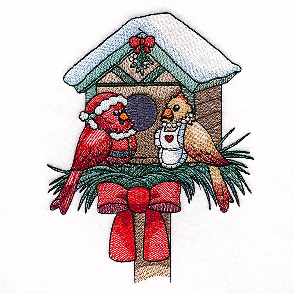 Mr. & Mrs. Santa Claus Cardinals