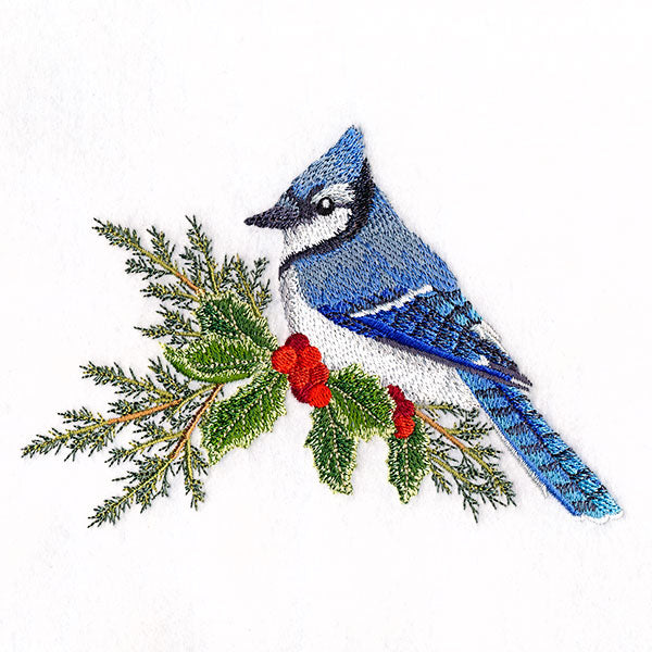 Winter Cheer Blue Jay