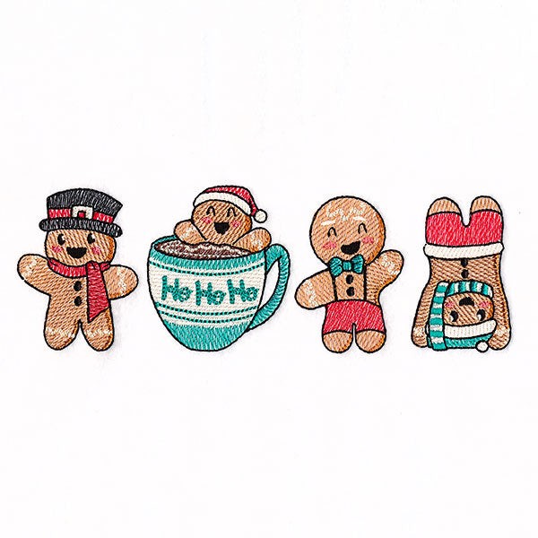 Playful Gingerbread Border