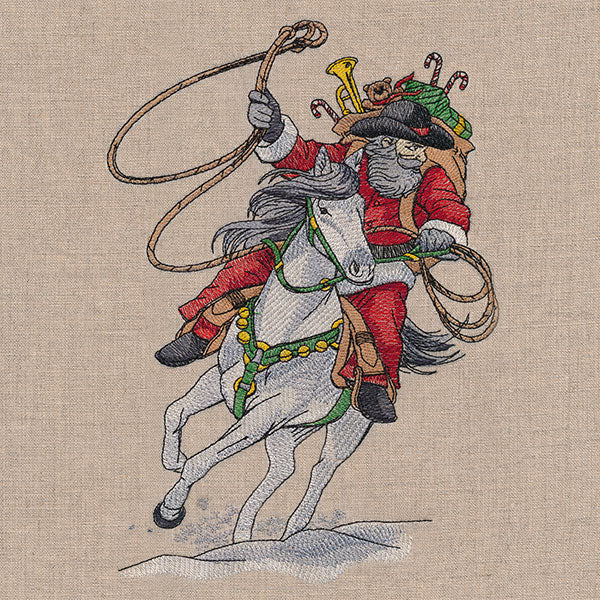 Wild West Cowboy Santa