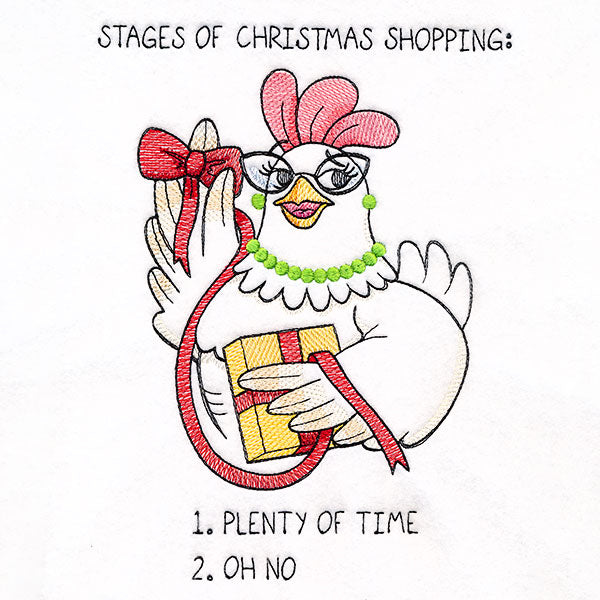 Stages of Christmas Chicken