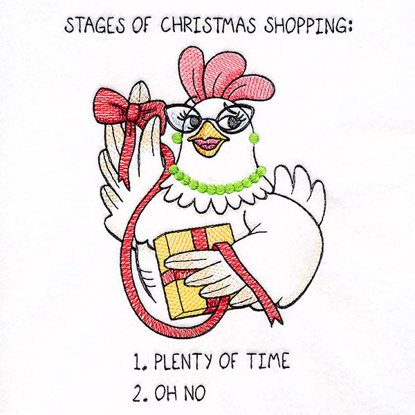 Stages of Christmas Chicken