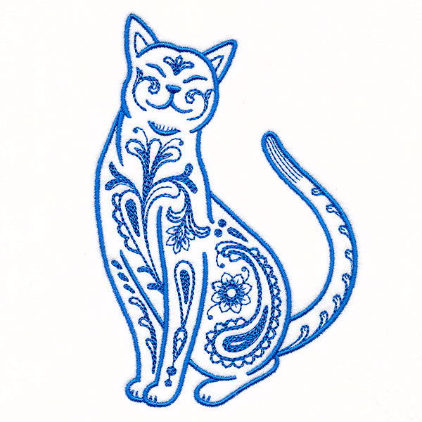 Purr-fect Paisley Kitty 4