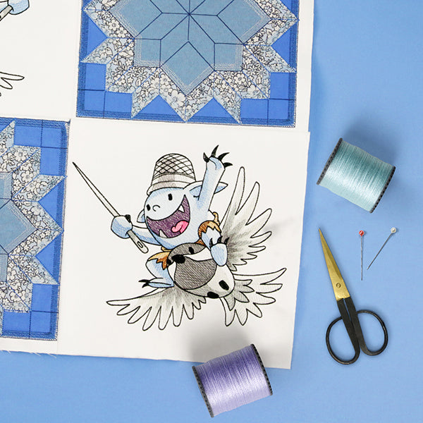 Bobblin of the Month - Riding a Chickadee