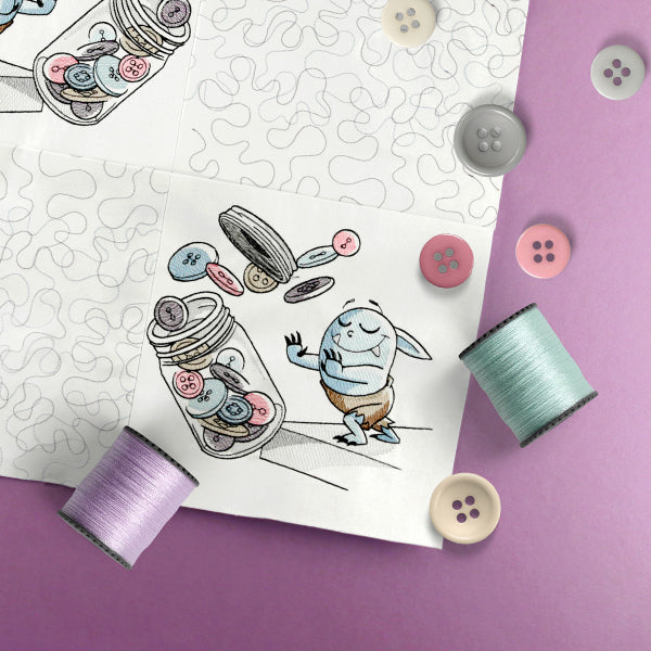 Bobblin of the Month - Pushing Buttons