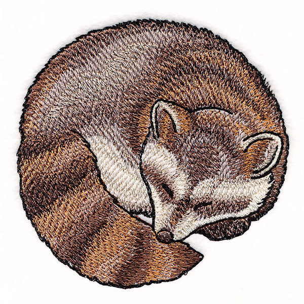 Sleeping Animal Circle - Raccoon