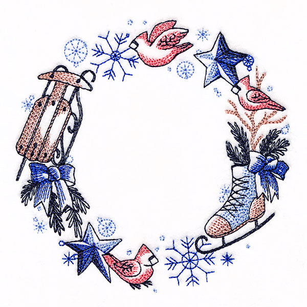 Winter Nostalgia Wreath