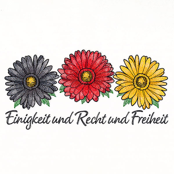 Einigkeit und Recht und Freiheit Daisies
