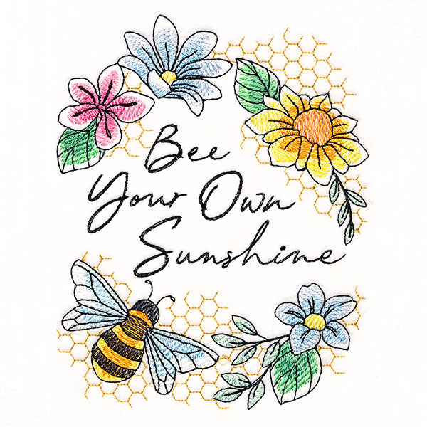 Bee Your Own Sunshine Wreath