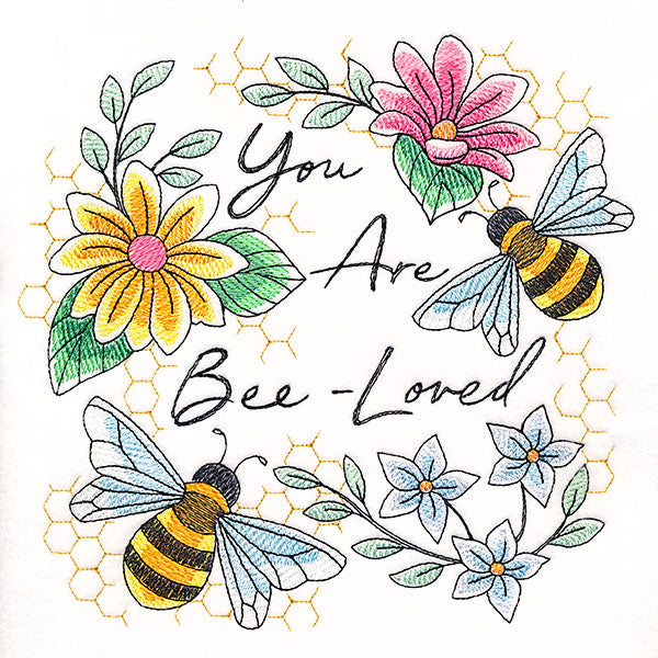 You Are Bee-loved Wreath