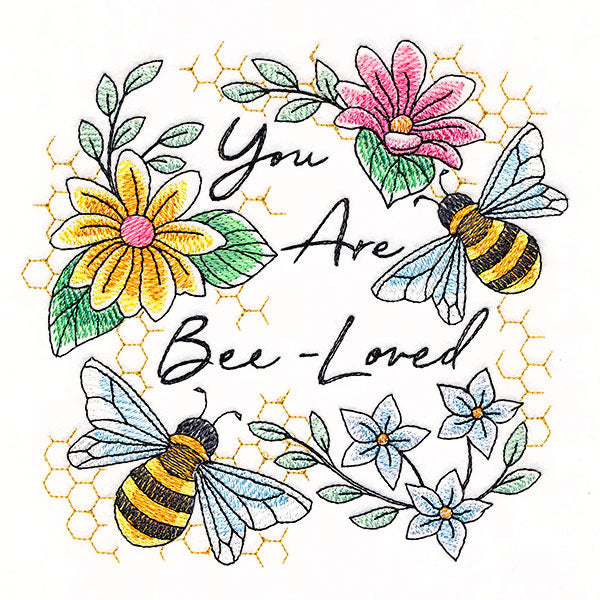 You Are Bee-loved Wreath