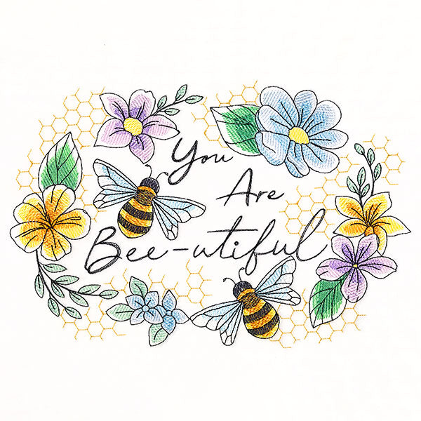 You Are Bee-utiful Wreath