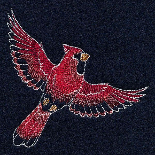 Midnight Garden Cardinal Accent