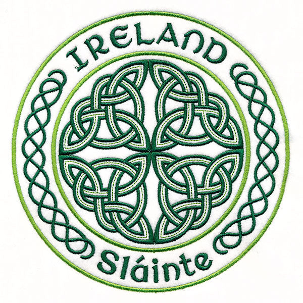 Ireland Sláinte
Stamp Satin Stitch