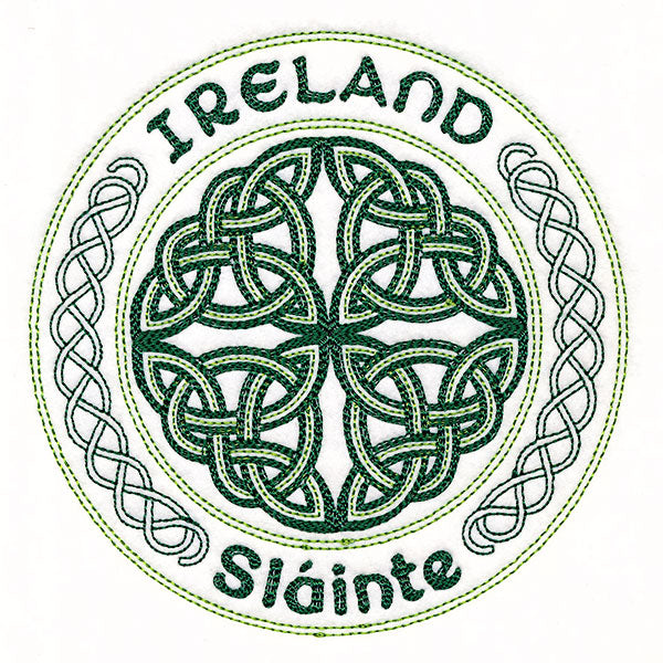 Ireland Sláinte Stamp Light Stitch