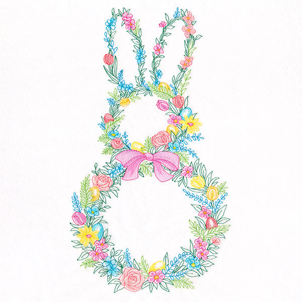 Spring Bunny Wreath