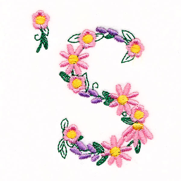 Floral Apostrophe S