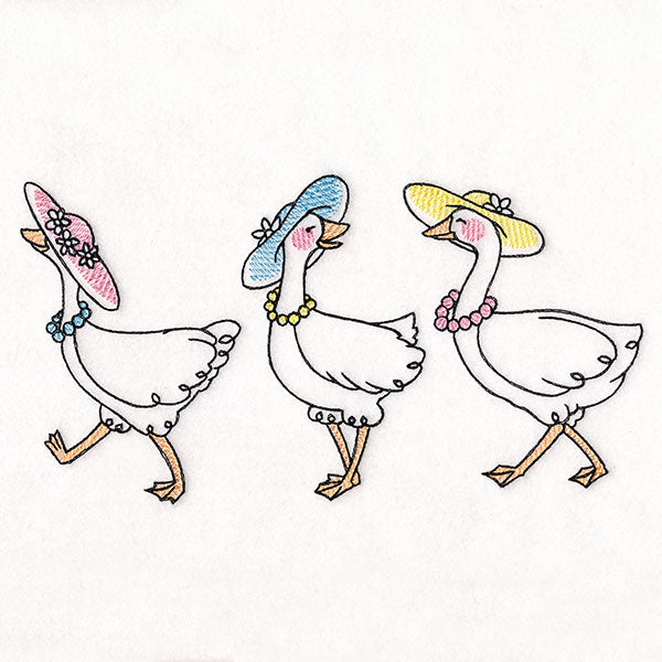 Silly Spring Goose Border