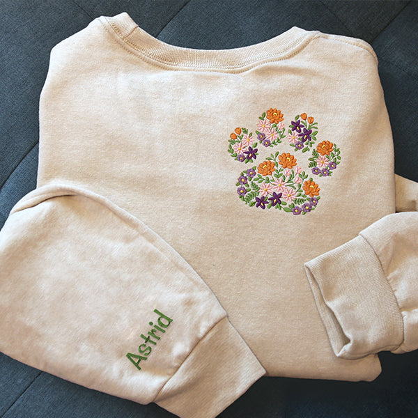 Floral Pawprint