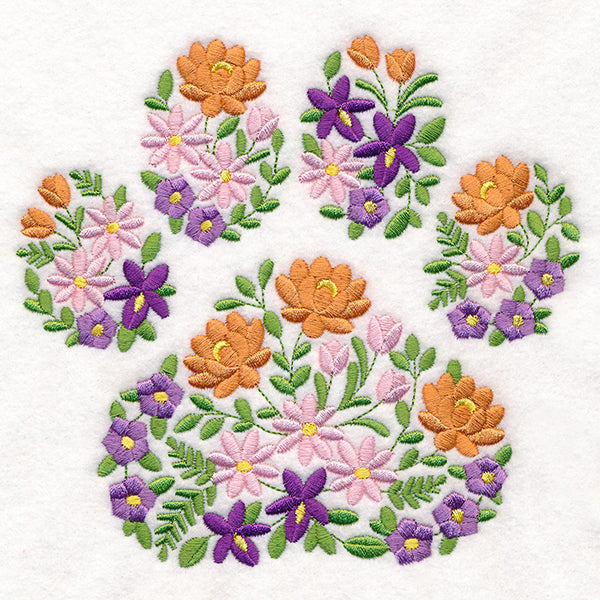 Floral Pawprint