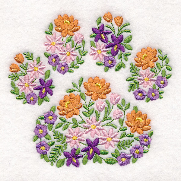 Floral Pawprint