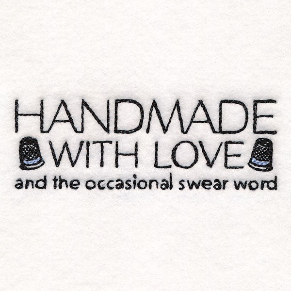 Handmade with Love & Swear Words Label