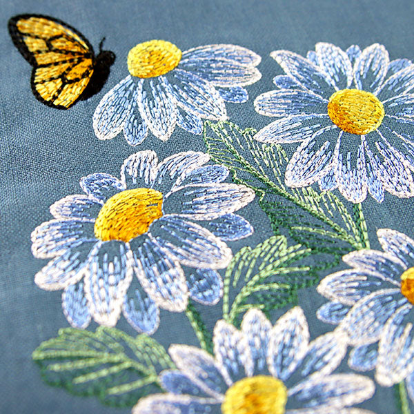 Daisies and Monarch Feature