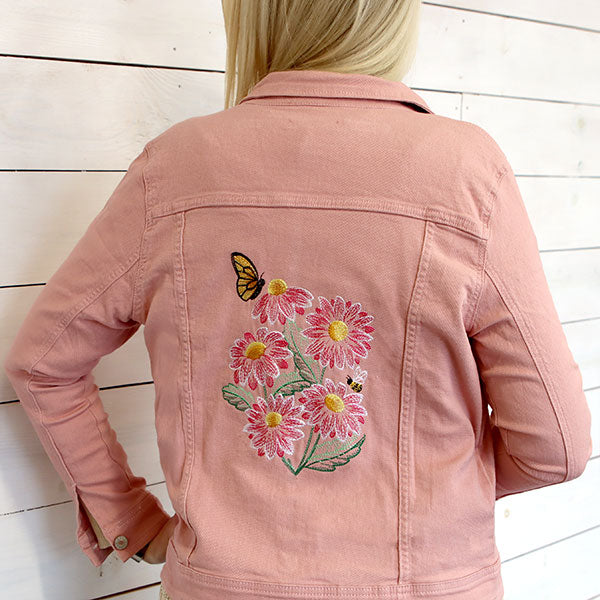 Daisies and Monarch Feature