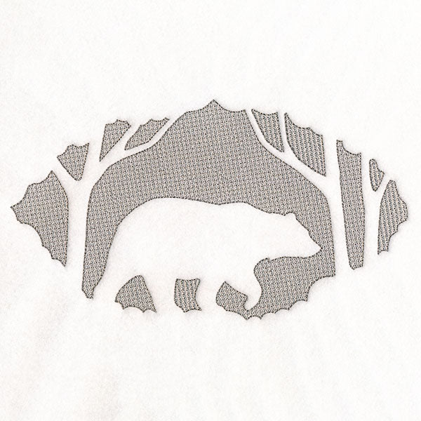 Woodland Bear (Embossed)