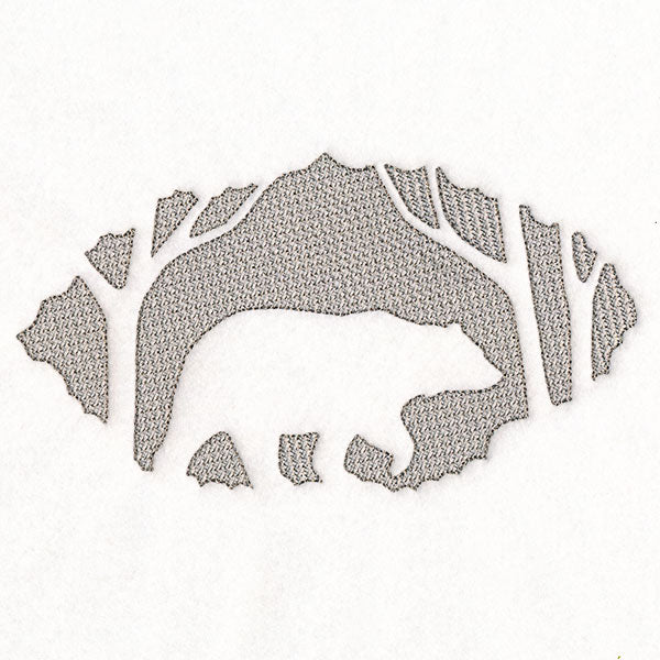 Woodland Bear (Embossed)